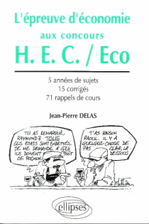 L'épreuve d'économie aux concours de la voie HEC - sujets 88 à 92