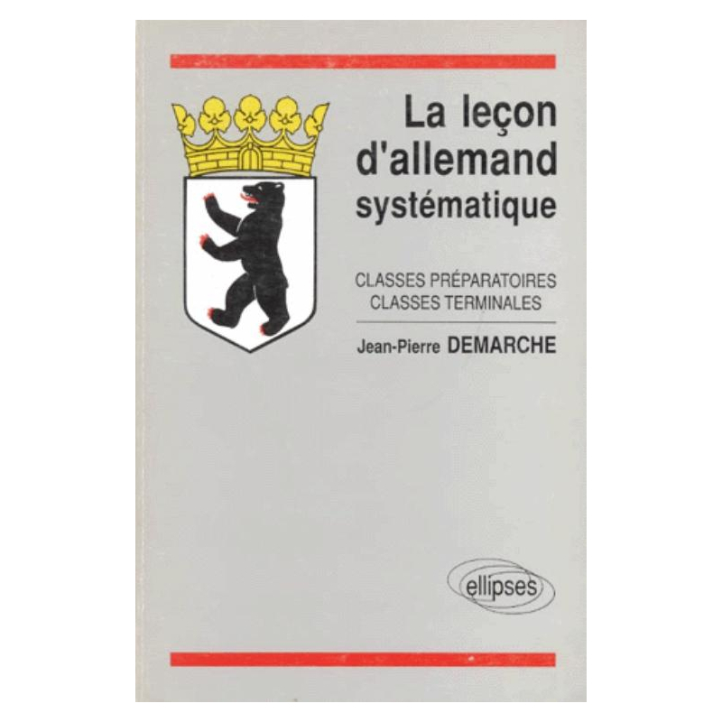 leçon d'allemand systématique (La)