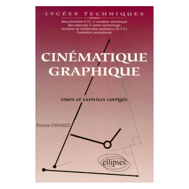 Cinématique graphique - Lycées techniques - Cours et exercices corrigés