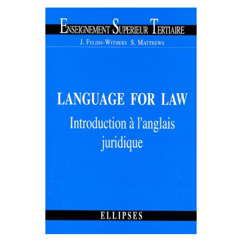 Language for Law - Introduction à l'anglais juridique