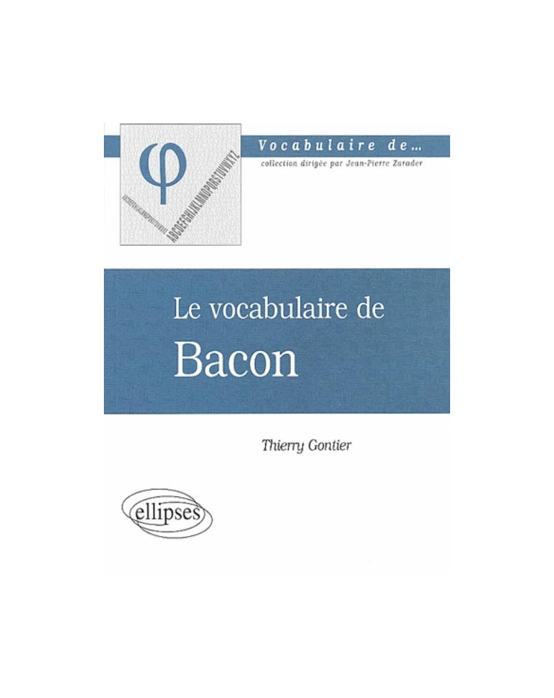 vocabulaire de Bacon  (Le)