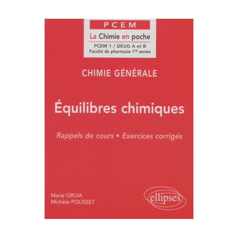 Chimie générale - 3 - Équilibres chimiques