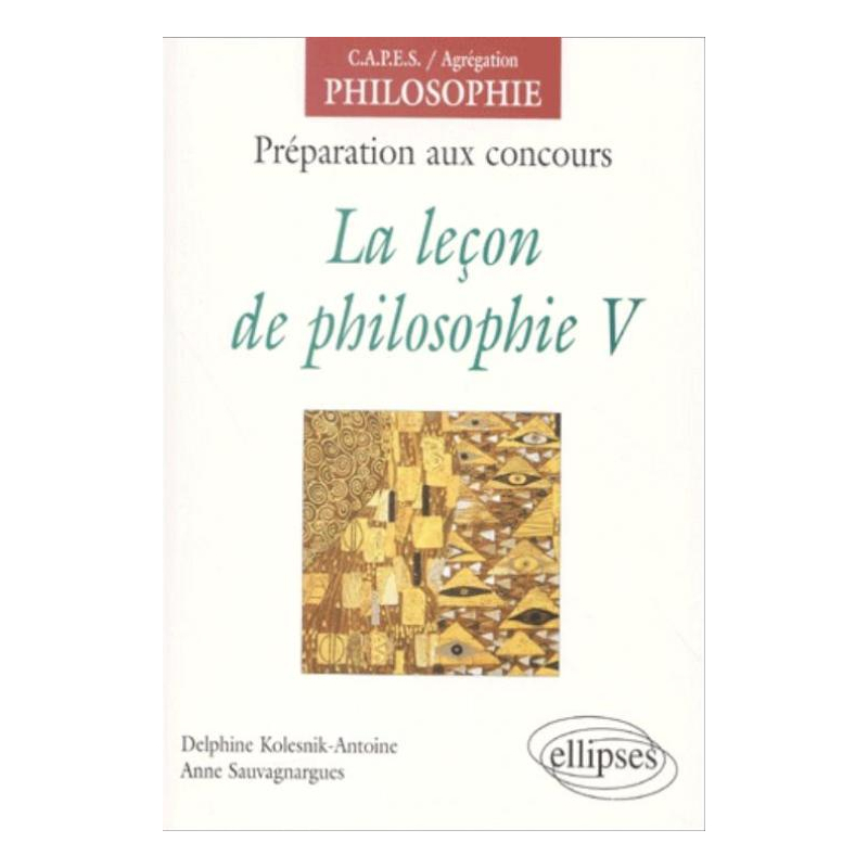 La leçon de philosophie, V
