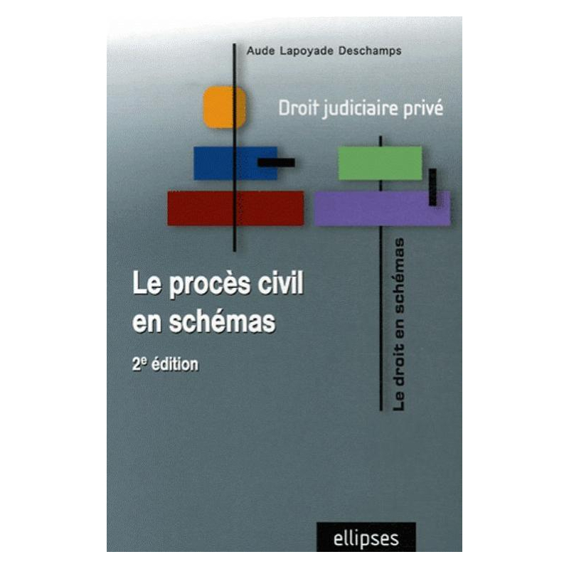 Le Droit judiciaire privé, procès civil en schémas - 2e édition