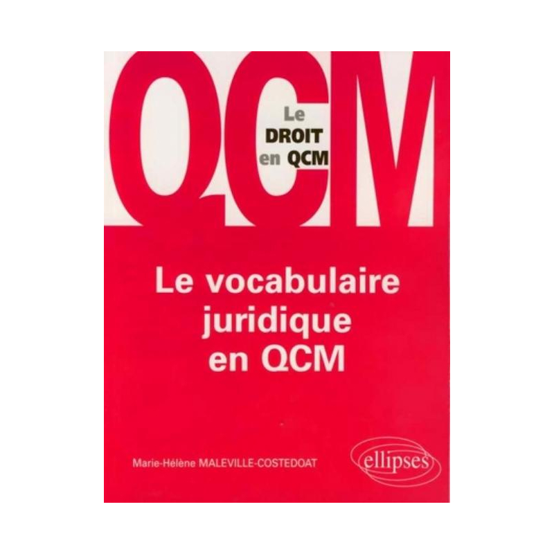 Le vocabulaire juridique en QCM