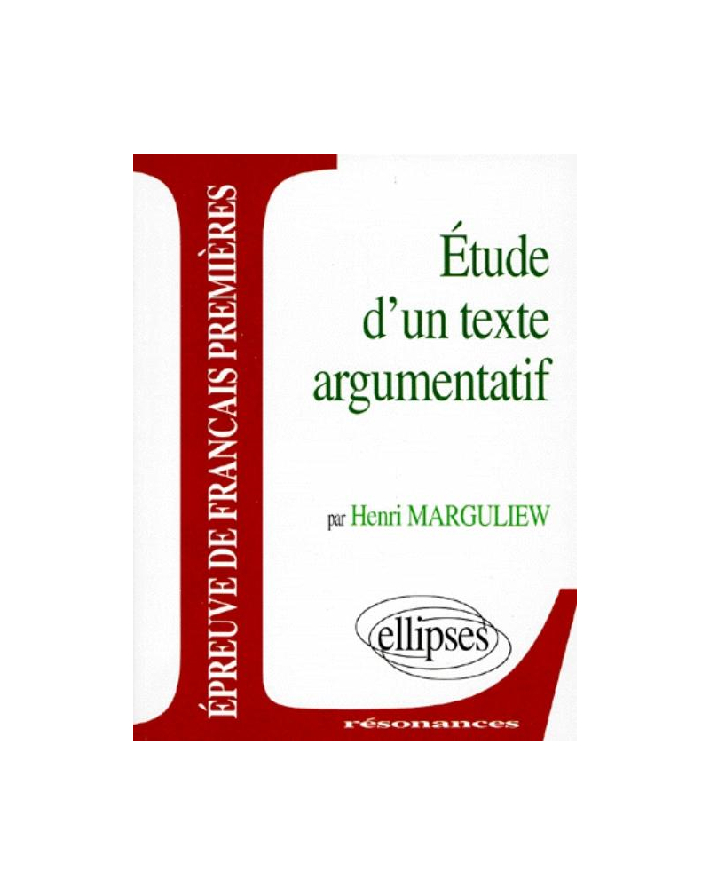 RESON.TEXTE ARGUMENTATIF