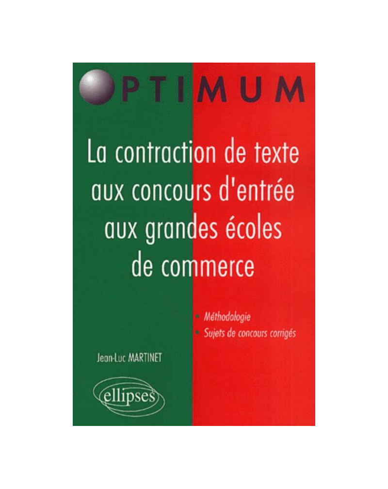 La contraction de texte aux concours d'entrée aux grandes écoles de commerce