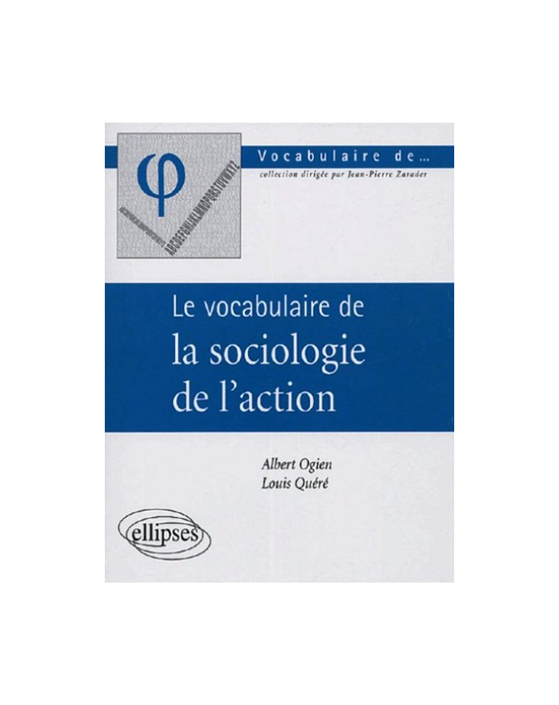 Le vocabulaire de la sociologie de l’action