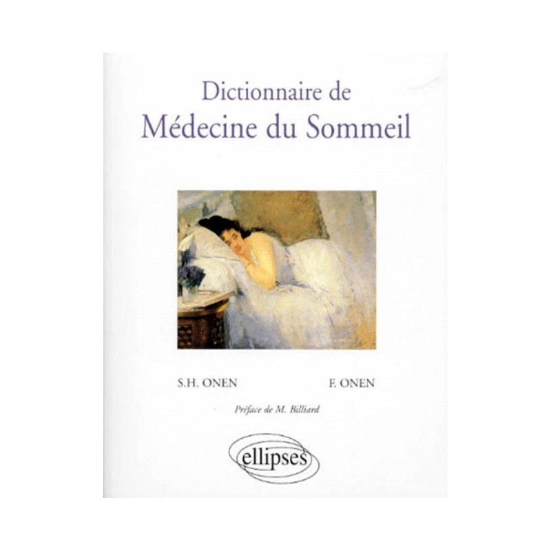 Dictionnaire de médecine du Sommeil