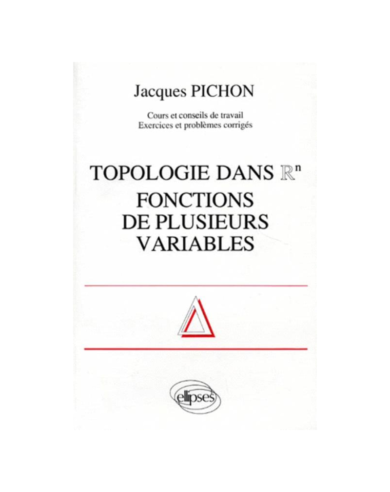 Topologie dans Rn fonctions de plusieurs variables