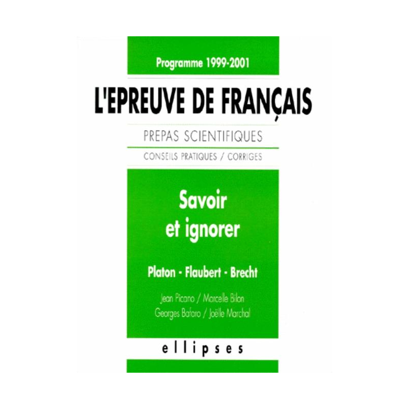 SAVOIR & IGNO.PROG99/00 PREP.X