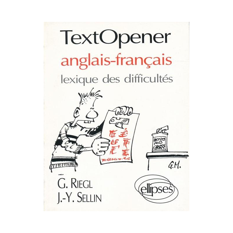 TextOpener - Lexique des difficultés (anglais-français)