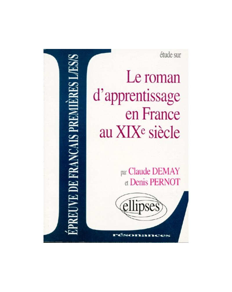 Le roman d'apprentissage en France au XIXe siècle