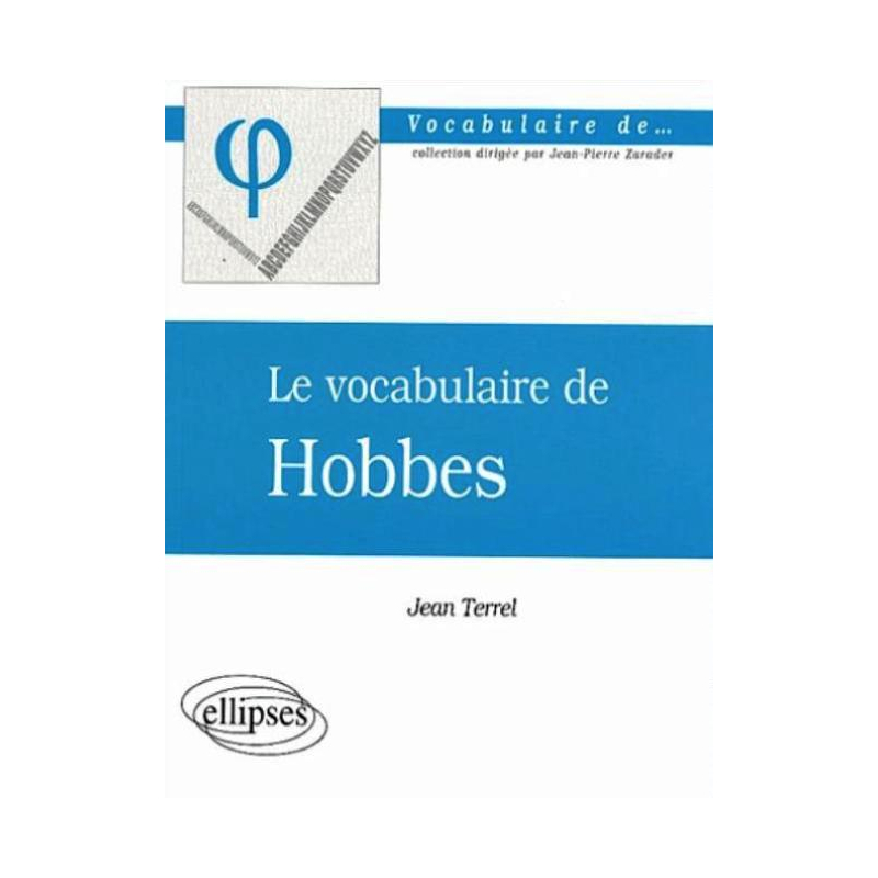 vocabulaire de Hobbes (Le)