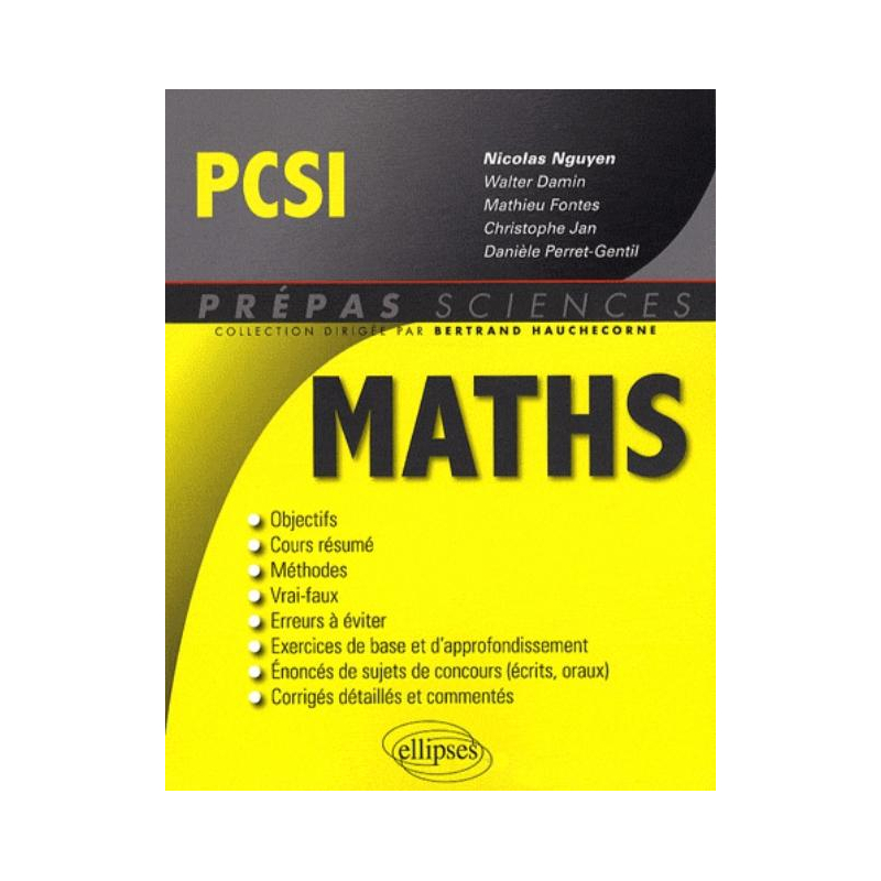 Mathématiques PCSI