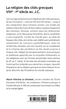 La religion des cités grecques - VIIIe - Ier siècle av. J.C.