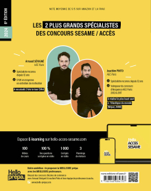 Le Grand Manuel du concours SESAME (écrits + oraux) - 6e édition - édition 2024