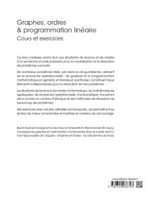 Graphes, ordres & programmation linéaire - Cours et exercices