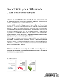 Probabilités pour débutants - Cours et exercices corrigés
