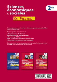 Sciences économiques et sociales en fiches - 2de