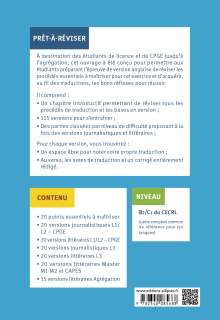 Anglais. Versions journalistiques et littéraires B2-C1 - Entraînement gradué