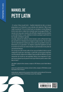 Manuel de petit latin - CPGE. Université. Concours