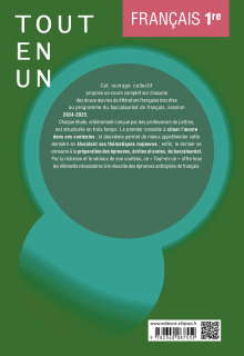 Français. Première. Tout-en-un sur les oeuvres au programme du bac - Session 2024-2025 - édition 2024-2025
