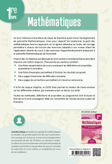 Mathématiques - Pour un accompagnement personnalisé - Première spécialité