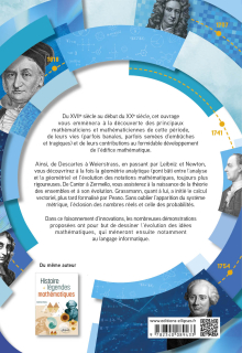 Une histoire des mathématiques et des mathématiciens - Du XVIIe au XXe siècle