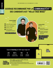 Le Manuel de Cours du TAGE MAGE - 3 tests blancs + 200 fiches de cours + 700 questions + 700 vidéos - 9e édition - édition 2025