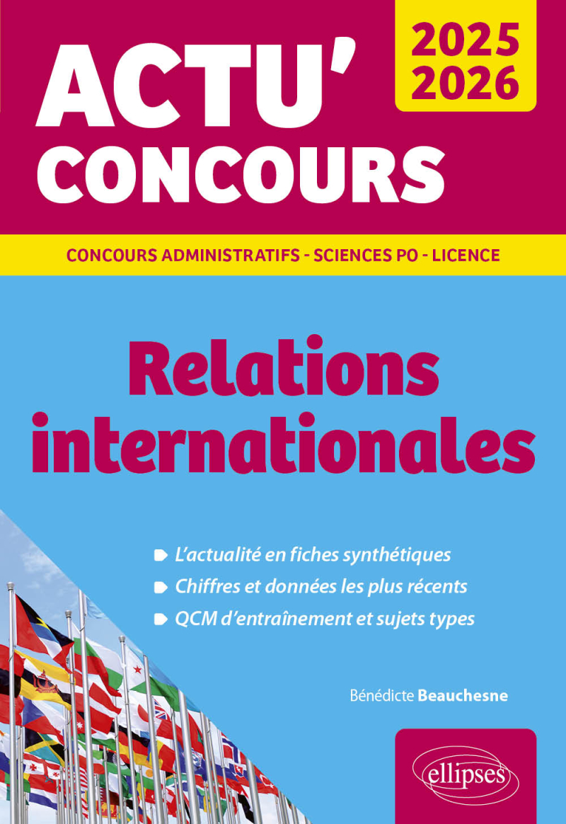 Relations internationales 2025-2026 - édition 2025-2026