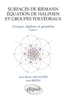 Surfaces de Riemann - Equation de Halphen et groupes polyédraux - Tome 3 Groupes, algèbre et géométrie