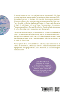 AGRÉGATION DE LETTRES 2025. TOUT LE PROGRAMME DE LITTÉRATURE FRANÇAISE EN UN VOLUME - Richard de Fournival, Le Bestiaire d'Amour et la Response du Bestiaire ; Hélisienne de Crenne, Les angoisses douloureuses qui procèdent d'amour ; Pierre Corneille, Le Menteur, La Suite du Menteur, La Place royale ; Germaine de Staël, De la littérature ; A - édition 2025