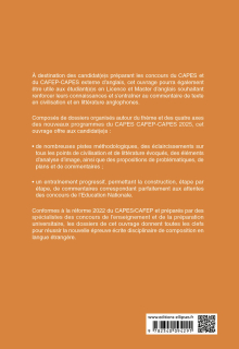 CAPES Anglais 2025 - Épreuve écrite disciplinaire - La composition