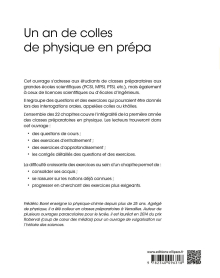 Un an de colles de physique en prépa