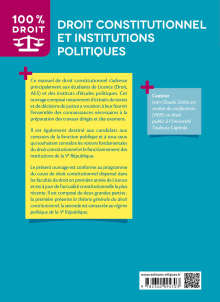 Droit constitutionnel et institutions politiques - 2e édition