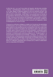 Agrégation Anglais 2025 - William Shakespeare, Twelfth Night; Or, What You Will