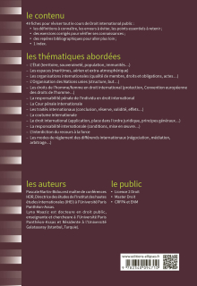 Fiches de Droit international public - A jour au 15 mars 2024 - 4e édition