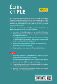 Français langue étrangère - Écrire en FLE - B2-C1 - Toutes les clés pour maîtriser l’écriture de textes formels
