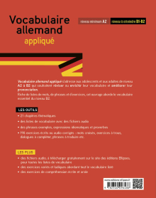 Vocabulaire allemand appliqué de A2 vers B2 (avec fichiers audio) - 21 chapitres thématiques pour consolider ou approfondir ses connaissances et améliorer sa prononciation (avec fichiers audio)