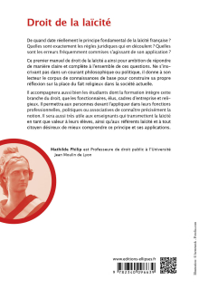 Droit de la laïcité - A jour au 1er juin 2024 - 2e édition