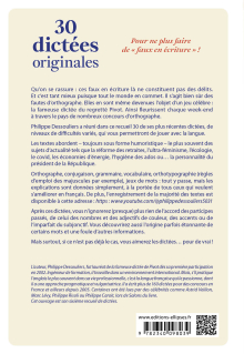 30 dictées originales pour ne plus faire de "faux en écriture" !