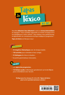 Tapas de léxico A1-B1 - Vocabulaire espagnol. Apprends en t'amusant et entraîne-toi en autonomie ! (avec fichiers audio)