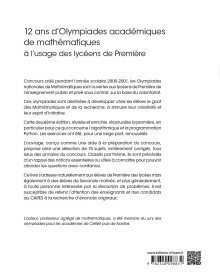 12 ans d'Olympiades académiques de mathématiques - à l’usage des lycéens de Première - 2e édition