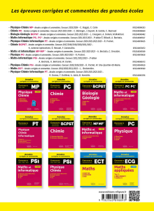 Maths BCPST - Annales corrigées et commentées 2022-2023-2024 - 3e édition