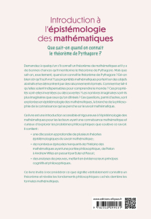 Introduction à l'épistémologie des mathématiques - Que sait-on quand on connaît le théorème de Pythagore ?