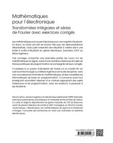 Mathématiques pour l’électronique - Transformées intégrales et séries de Fourier avec exercices corrigés