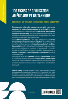 100 fiches de civilisation américaine et britannique - Fast-check sur les sujets d'actualité du monde anglophone