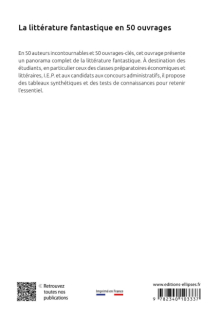 La littérature fantastique en 50 ouvrages