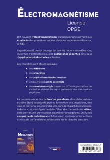 Électromagnétisme - Licence/CPGE - Cours et exercices corrigés issus de recherche et d'applications industrielles récentes